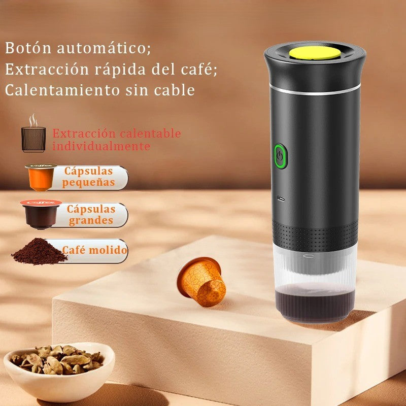 Cafetera Espresso Portátil Inalámbrica 3 en 1