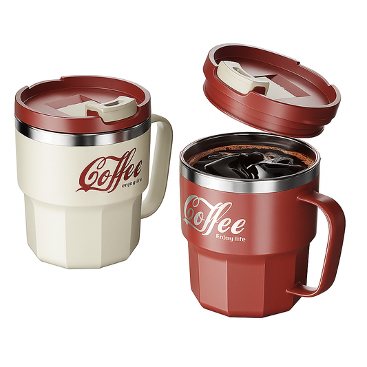 Taza Retro "coffee" Acero Inoxidable