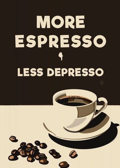 Modern Trendy Retro Vintage Pasta Coffee Espresso Wall Art Prints Canvas Painting Poster Picture for Office Kitchen Home Decor