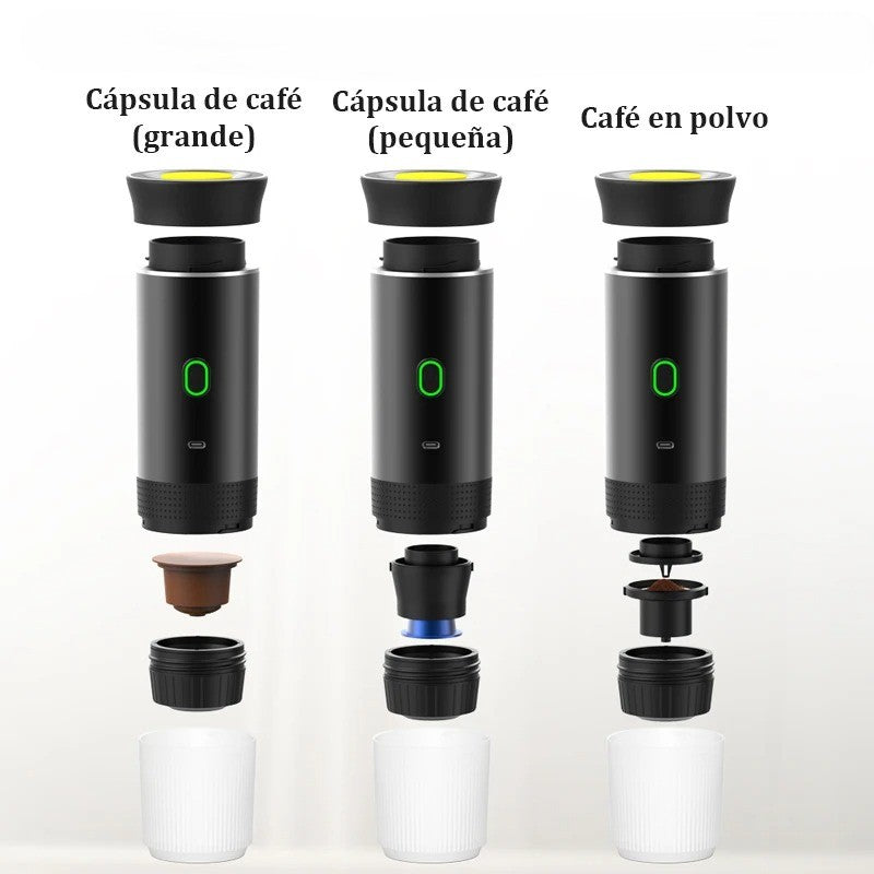 Cafetera Espresso Portátil Inalámbrica 3 en 1